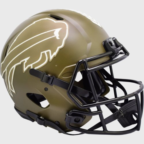 Buffalo Bills Speed Football Helmet SALUTE TO SERVICE