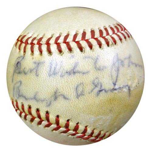 Burleigh Grimes Autographed Signed Official Nl Baseball Brooklyn Dodgers, St. Louis Cardinals "To John, Best Wishes" PSA/DNA 