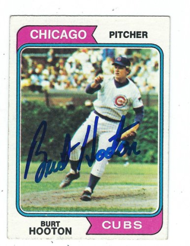 Burt Hooton Autographed Signed 1974 Topps Card - Autographs