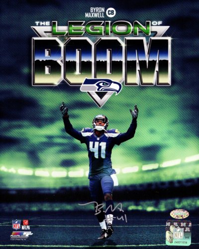 Byron Maxwell Autographed Signed 8X10 Photo Seattle Seahawks Mcs Holo #83751 