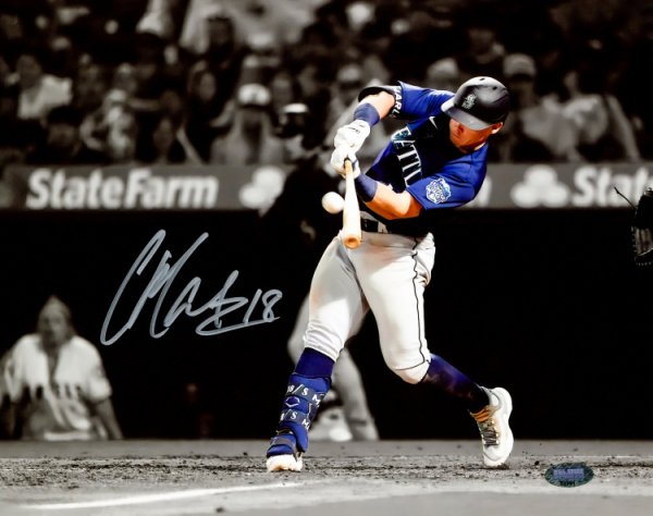 Cade Marlowe Autographed Signed 8X10 Photo Seattle Mariners Angels Grand Slam Spotlight Mcs Holo #222009 