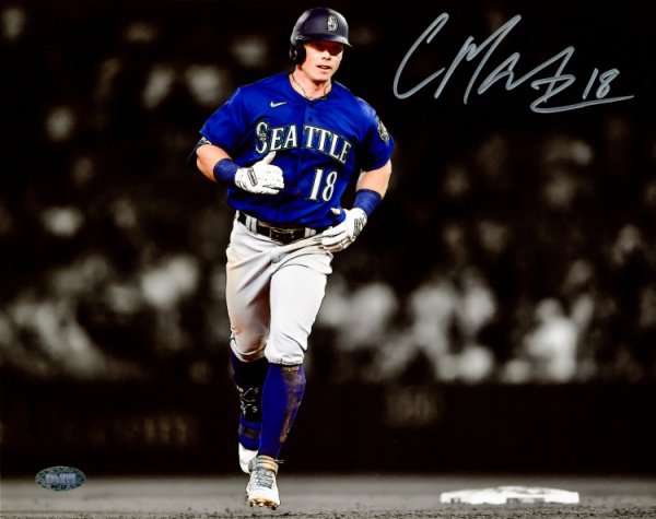 Cade Marlowe Autographed Signed 8X10 Photo Seattle Mariners Angels Grand Slam Spotlight Mcs Holo #222011 