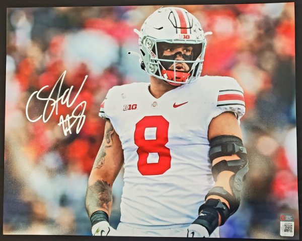 Cade Stover Ohio State Buckeyes 16x20 16-1 Autographed Signed Photo - Certified Authentic 