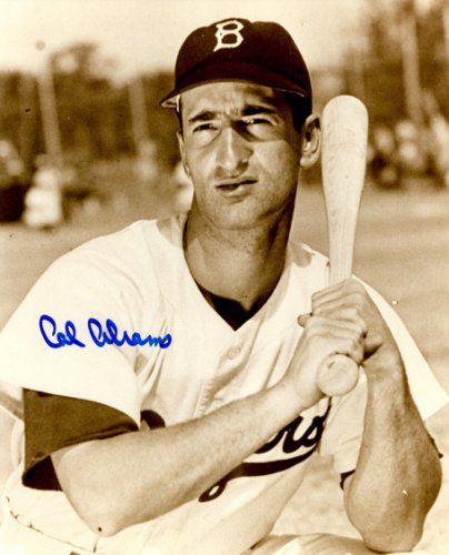 Cal Abrams Autographed Signed 8X10 Brooklyn Dodgers Photo - Autographs 