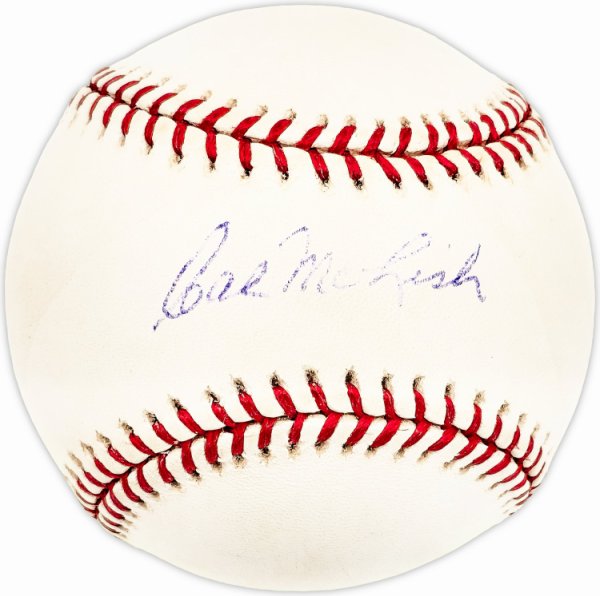 Cal Mclish Autographed Signed Official MLB Baseball Philadelphia Phillies, Los Angeles Dodgers #226007 