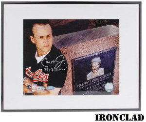 Cal Ripken, Jr. Autographed Signed Baltimore Orioles 8x10 Photo Ironman Inscribed Custom Framing - MLB Hologram 