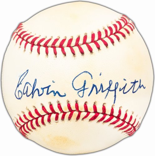 Calvin Griffith Autographed Official Al Baseball Minnesota Twins Owner Beckett Beckett