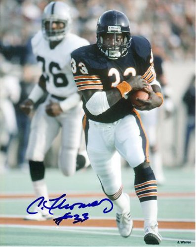 Calvin Thomas Autographed Signed 8X10 Chicago Bears Photo - Autographs 