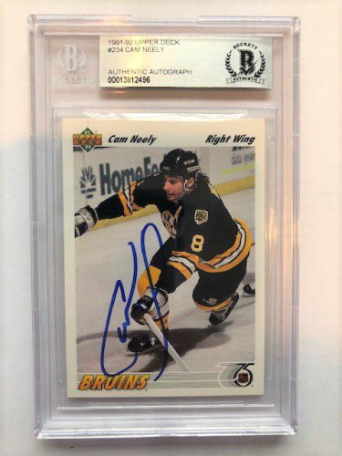 Cam neely hot sale autographed jersey