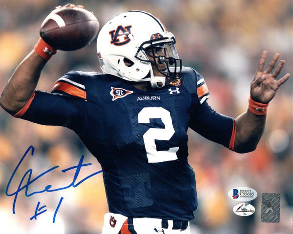 Cam Newton Autographed Signed Auburn Tigers 8X10 Photo Beckett