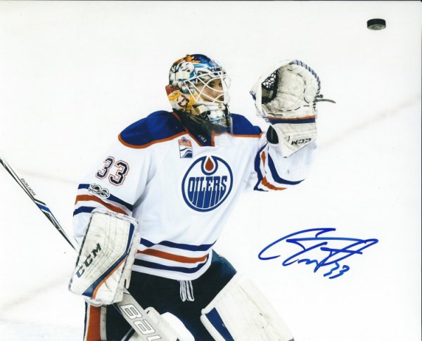 Cam Talbot Autographed Signed 8X10 Edmonton Oilers Photo - Autographs