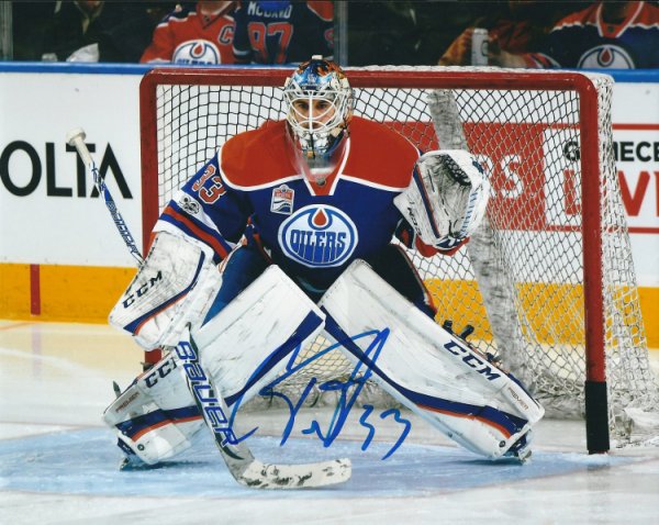 Cam Talbot Autographed Signed 8X10 Edmonton Oilers Photo - Autographs