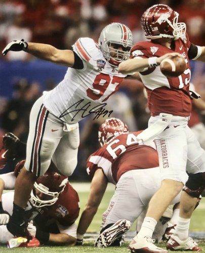 Cameron Heyward Ohio State Buckeyes 16-5 16x20 Autographed Signed Photo - Certified Authentic 