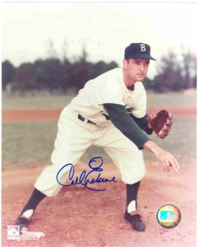 Carl Erskine Autographed Signed 8X10 Brooklyn Dodgers Photo - Autographs 