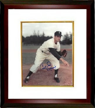 Carl Erskine Autographed Signed Brooklyn Dodgers 8x10 Photo Custom Framing 