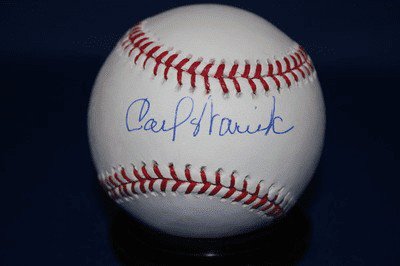 Carl Warwick Autographed Signed Official Major League Baseball - Autographs