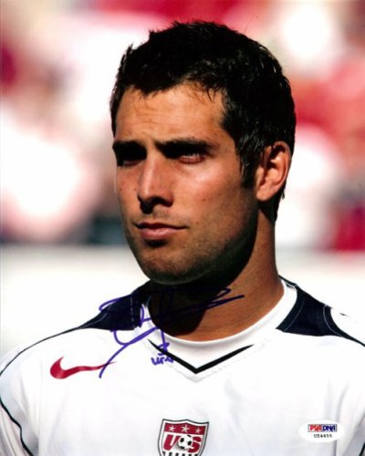 Carlos Bocanegra Autographed Signed 8X10 Photo Team Usa PSA/DNA 