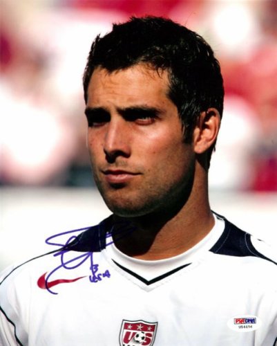 Carlos Bocanegra Autographed Signed 8X10 Photo Team Usa PSA/DNA 