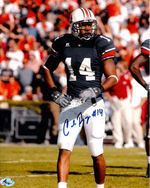 Carlos Rogers signed Auburn Tigers 8x10 Photo