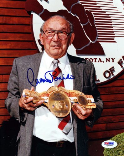 Carmen Basilio Autographed 8X10 Photo PSA/DNA