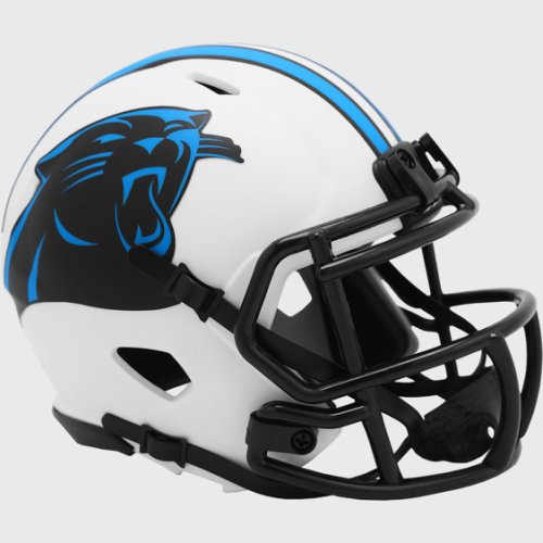 Carolina Panthers NFL Mini Speed Football Helmet LUNAR 