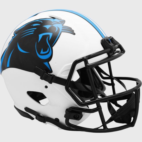 Carolina Panthers Speed Football Helmet LUNAR 