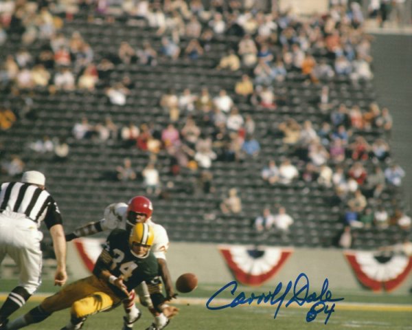 Carroll Dale Autographed Signed 8X10 Green Bay Packers Photo - Autographs