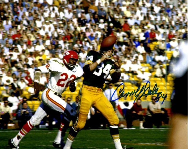 Carroll Dale Autographed Signed 8X10 Green Bay Packers Photo - Autographs 