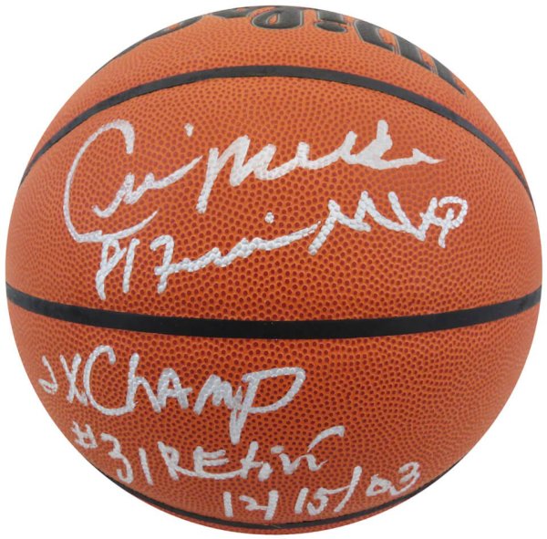 Cedric Maxwell Autographed Signed Wilson Indoor/Outdoor NBA Basketball w/81 Finals MVP, 2x NBA Champs, #31 Retired 12/15/03 