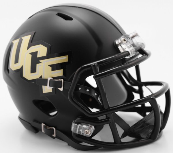Central Florida Golden Knights NCAA Mini Speed Football Helmet Anthracite 