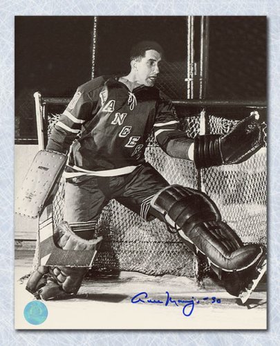 Cesare Maniago New York Rangers Autographed Signed Goalie 8x10 Photo