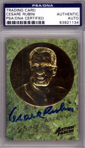 Cesare Rubini Autographed Signed 1994 Action Packed Card #36 PSA/DNA 