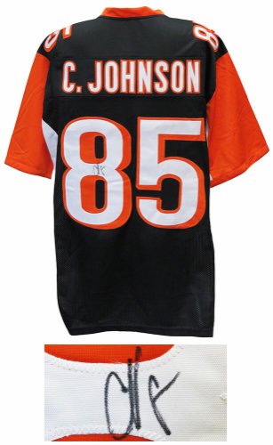 Chad Johnson Autographed Signed Black Custom Football Jersey 