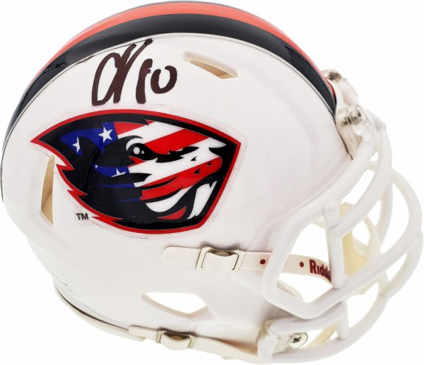 Chad Johnson Ochocinco Autographed Signed Oregon State Beavers Salute Speed Mini Helmet Beckett Beckett 