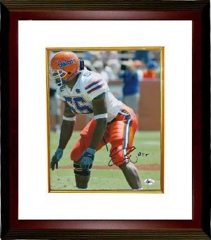 Channing Crowder Autographed Signed Florida Gators 8x10 Photo Custom Framing - Famous Ink Hologram 