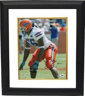 Channing Crowder Autographed Signed Florida Gators 8x10 Photo Custom Framing 