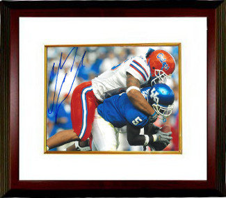 Channing Crowder Autographed Signed Florida Gators 8x10 Photo Custom Framing 