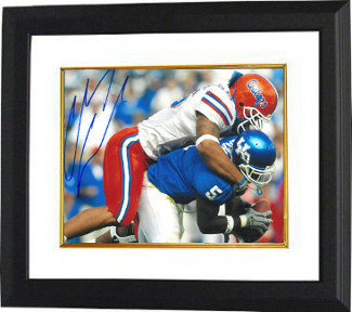 Channing Crowder Autographed Signed Florida Gators 8x10 Photo Custom Framing (vs Kentucky) 