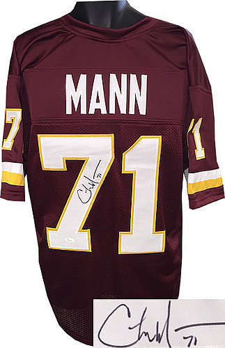 Charles Mann Autographed Signed Maroon TB Custom Stitched Pro Style Football Jersey #71 XL- JSA Hologram 
