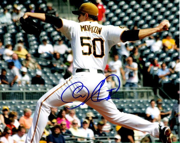 Charles Morton Autographed Signed 8X10 Pittsburgh Pirates Photo - Autographs 