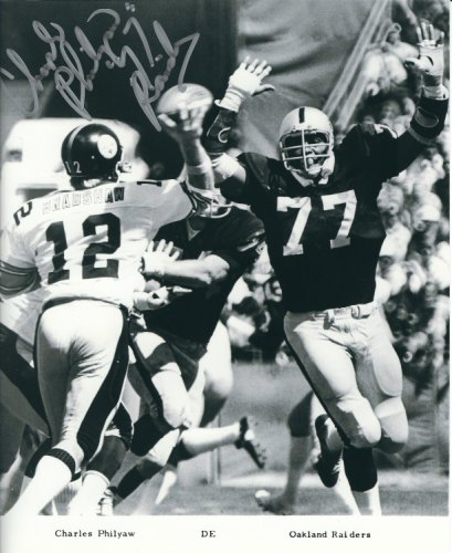 Charles Philyaw Autographed Signed 8X10 Oakland Raiders Photo - Autographs