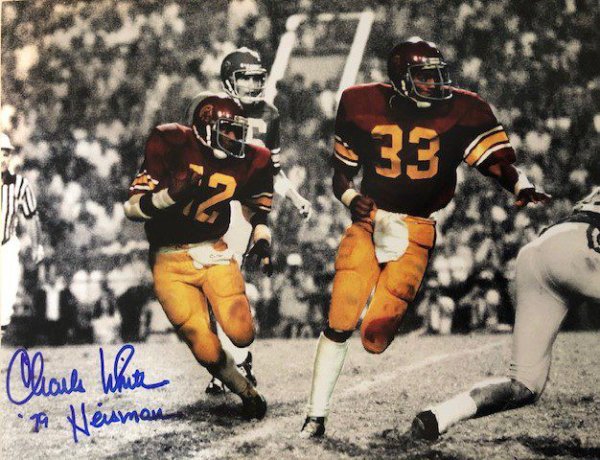 Charles White Autographed Signed "79 Heisman" Usc Trojans 11X14 Photo With COA - Autographs 