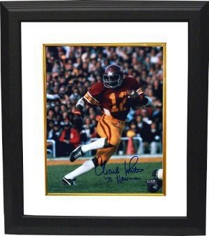 Charles White Autographed Signed USC Trojans 8x10 Photo 79 Heisman Custom Framing 