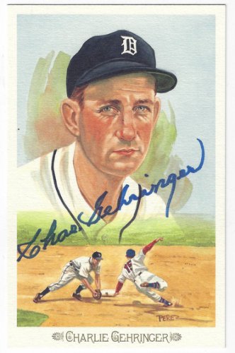 Charlie Gehringer Autographed Signed Perez-Steele Celebration Post Card - Autographs