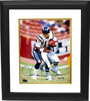 Charlie Joiner Autographed Signed San Diego Chargers 8x10 Photo HOF 96 Custom Framing 