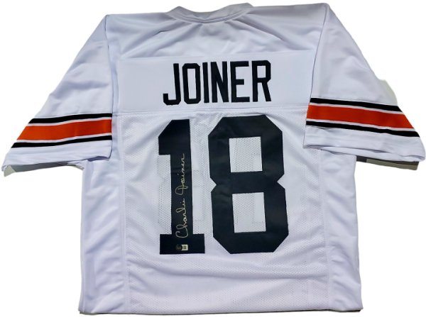 Charlie Joiner Cincinnati Bengals Autographed Signed White Custom Jersey - Beckett Authentic 