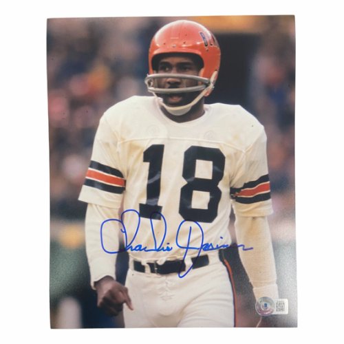 Charlie Joiner Signed Cincinnati Bengals 8x10 Walking Photo - BAS