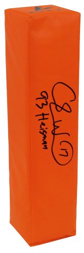 Charlie Ward Autographed Signed BSN Orange Endzone Football Pylon w/93 Heisman 