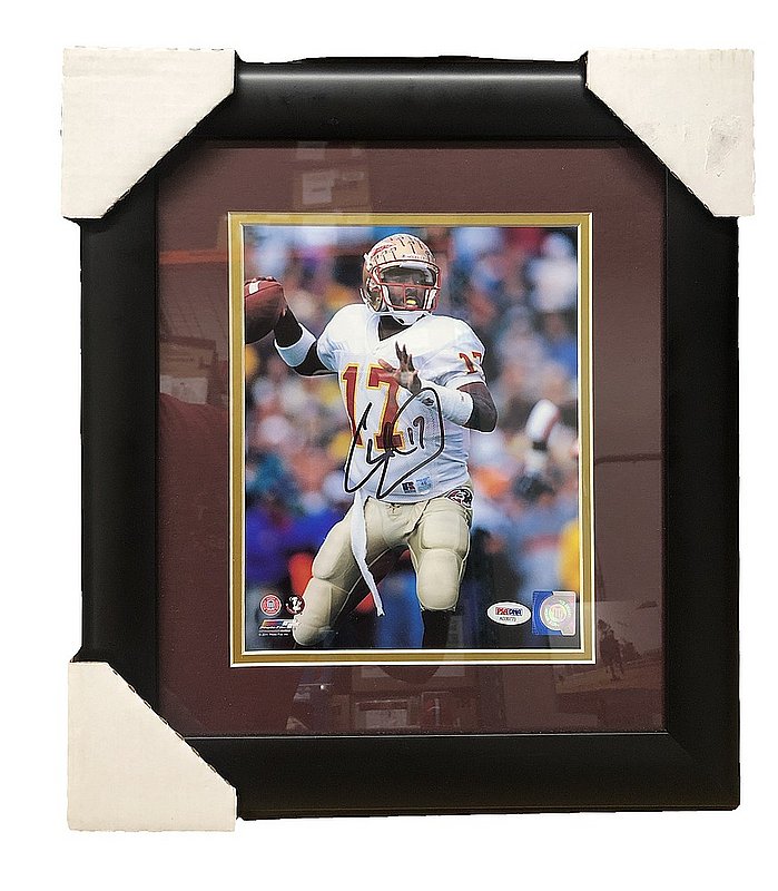 Charlie Ward Autographed Signed Florida State Seminoles Framed Windup 8x10 Photo - PSA 