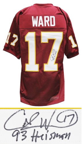 Charlie Ward Autographed Signed Maroon Custom Football Jersey w/93 Heisman 